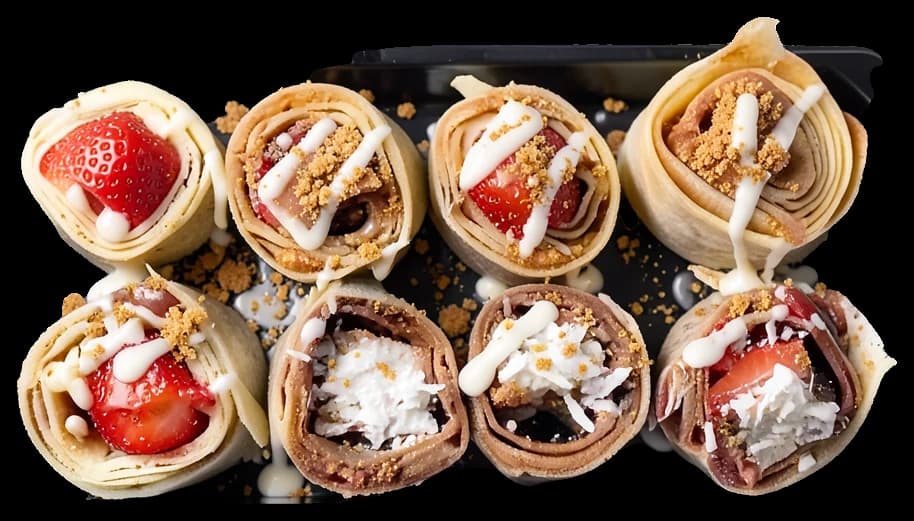 Banana Sushi Crepe