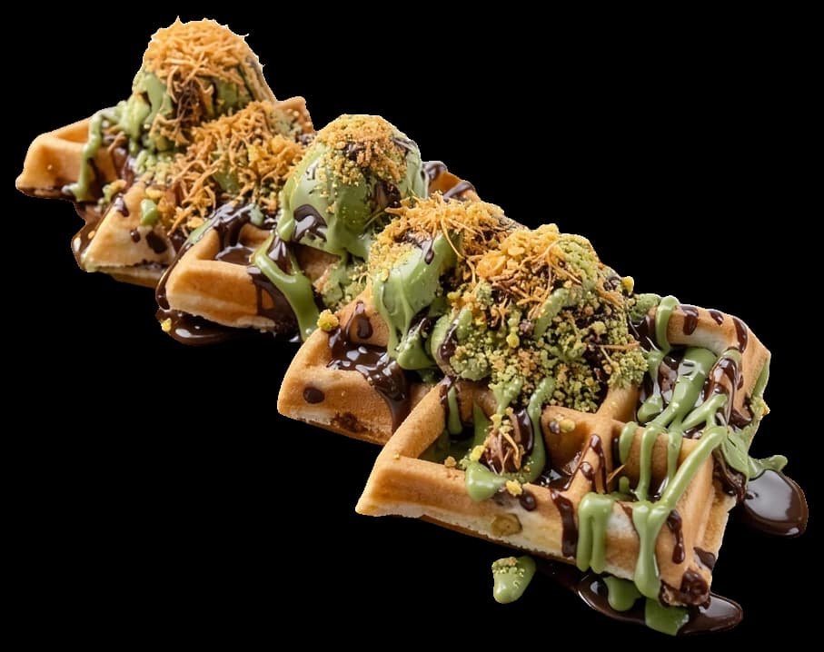 Viral Kunafa Waffle